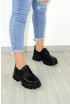 Chunky Loafers με Κορδόνια(LL-1096)